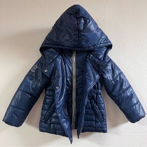 Tommy Hilfiger Navy Blue Puffer Jacket Kids size 5/6